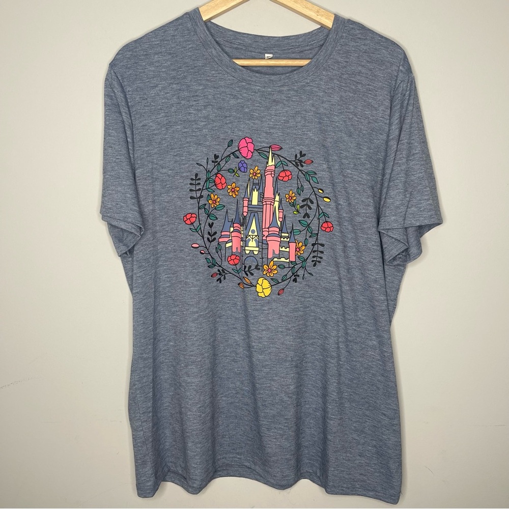 Magic Kingdom Disney Castle Short Sleeve Tee (X-Large)